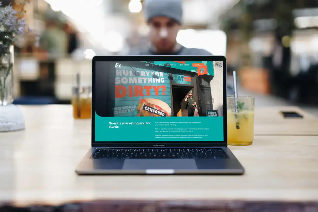 Events Marketing website build